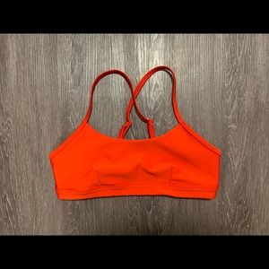 Alo Yoga Airlift Intrigue Bra in Cherry